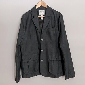 Buffalo Men’s Grey Timeless Jacket with Buttons